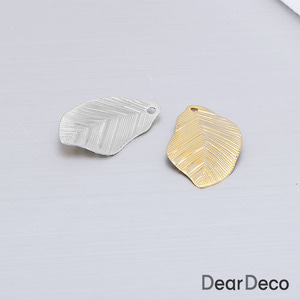 나뭇잎모양 펜던트(길이20mm) (1개) 귀걸이재료 부자재 1709-09