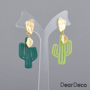 1902diy35[디자인샘플]귀여운 선인장 귀걸이만들기/색상 선택