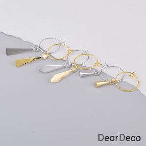 [디자인샘플]미니 도형 귀걸이만들기(펜던트선택) 2002diy17