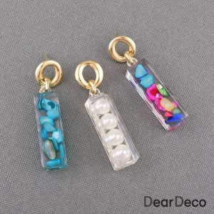 [디자인샘플]호마이카 찌그린도넛링 귀걸이만들기(색상선택) 2101diy03