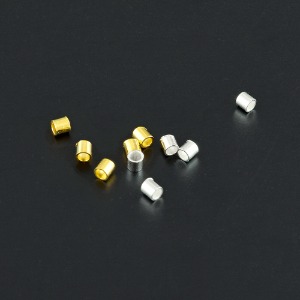 실버 크림프비즈 누름볼 고정볼(약1.5mm) (10개) 은부자재 비즈공예재료 s2107-10
