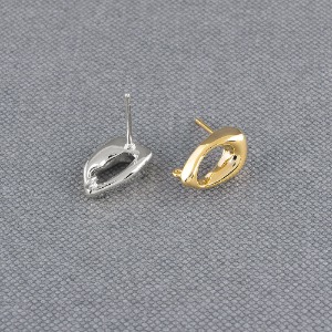 찌글이공간링 귀걸이 무니켈침(1쌍) 귀걸이재료 악세사리부자재 m2107-41