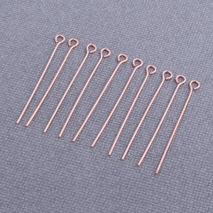 9핀 핑크도금(30mm) (10개) 악세사리부자재 m1801-28