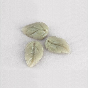 송석 미니 나뭇잎 연카키(2개) 비즈부자재 g1503-03