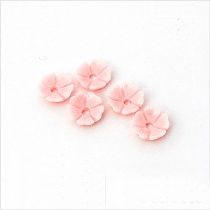 송석 미니 5잎꽃 연핑크(약7mm) (2개)비즈재료 g1508-01