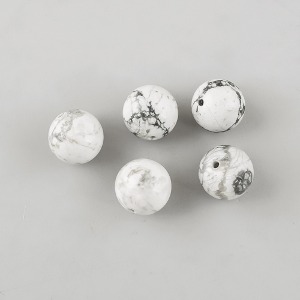 백송석 라운드 반구멍(약10mm) (1개) 원석부자재 g2208-01