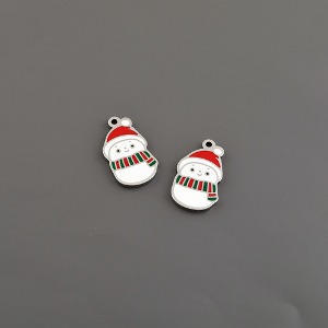 스테인레스 써지컬 크리스마스 악세사리재료 아기 눈사람펜던트(1개) m2311-41