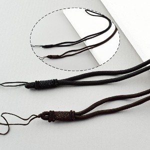 매듭끈 목걸이줄(두께 약3mm 길이 약60cm) (1개) 목걸이부자재 e2402-24