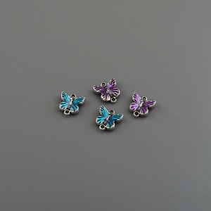 칼라에폭 초미니 나비 양고리펜던트 써지컬부자재 악세사리재료(1개) m2404-07