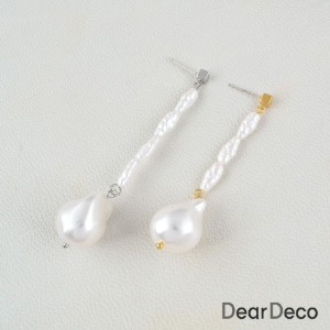 [디자인샘플-재료구매]못난이진주 귀걸이만들기(아크릴진주,큐브귀걸이) diy2203-09