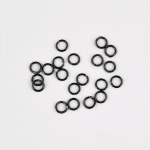 스테인레스스틸 O링 흑도금(4mm 두께0.6mm) (20개) 써지컬 부자재 m2104-48