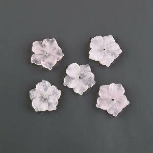 장미석 5잎꽃(15~16mm) (1개) 원석부자재 비즈공예재료 g2306-01