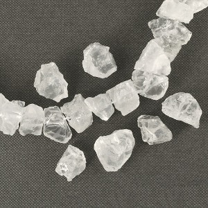 백수정 칩(폭10~15mm) (4개) 락크리스탈 천연원석재료 g1907-05